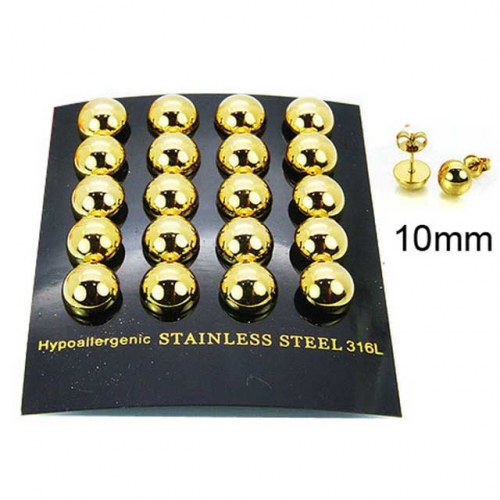 Wholesale Stainless Steel 316L Post & Ear Stud NO.#BC30E1456IIB