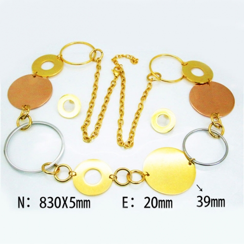 Wholesale Stainless Steel 316L Popular Jewelry Set NO.#BC98S0011JYX