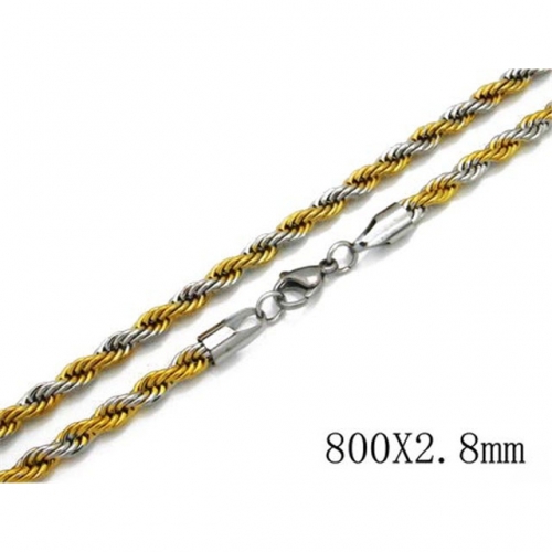 Wholesale Stainless Steel 316L Rope Chains NO.#BC40N0225N0