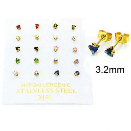 BaiChuan Wholesale Crystal or Zircon Ear Studs NO.#BC25E0670IJD