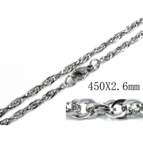 Wholesale Stainless Steel 316L Singapore Chains NO.#BC61N0003J5