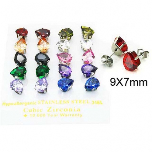 BaiChuan Wholesale Crystal or Zircon Ear Studs NO.#BC25E0694JLF