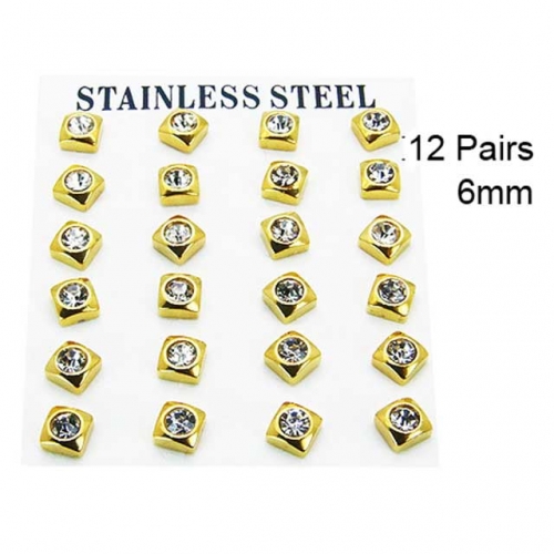 BaiChuan Wholesale Crystal or Zircon Ear Studs NO.#BC21E0002HOD