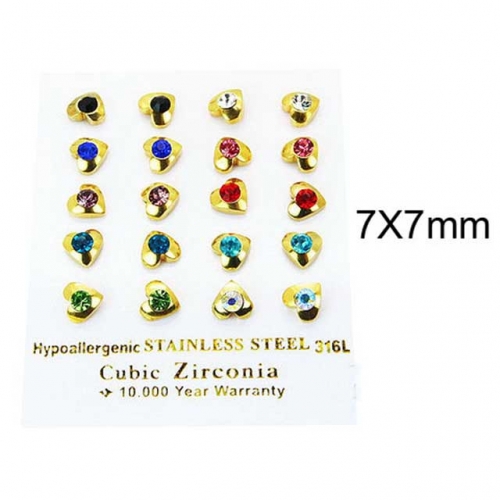 BaiChuan Wholesale Crystal or Zircon Ear Studs NO.#BC25E0655JLD