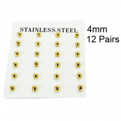 Wholesale Stainless Steel 316L Post & Ear Stud NO.#BC70E0554HJA