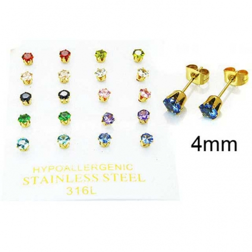 BaiChuan Wholesale Crystal or Zircon Ear Studs NO.#BC25E0666ISS