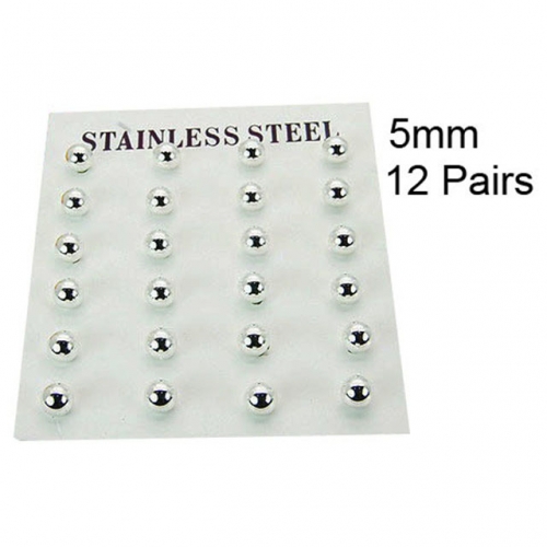 Wholesale Stainless Steel 316L Post & Ear Stud NO.#BC70E0550HMC