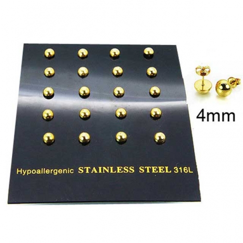 Wholesale Stainless Steel 316L Post & Ear Stud NO.#BC30E1444HOC