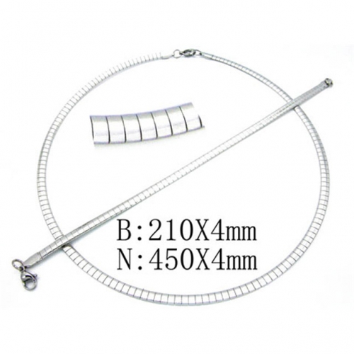 Wholesale Stainless Steel 316L Fashion Jewelry Set NO.#BC61S0275NZ
