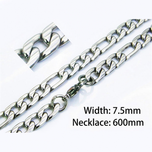 Wholesale Stainless Steel 316L Necklace & Bracelet Set NO.#BC40N0588OZ