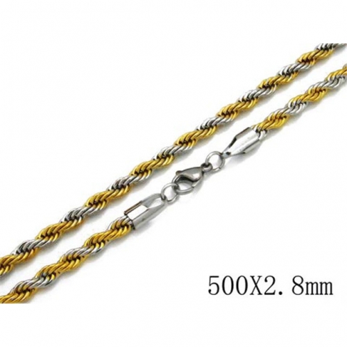 Wholesale Stainless Steel 316L Rope Chains NO.#BC40N0222L5