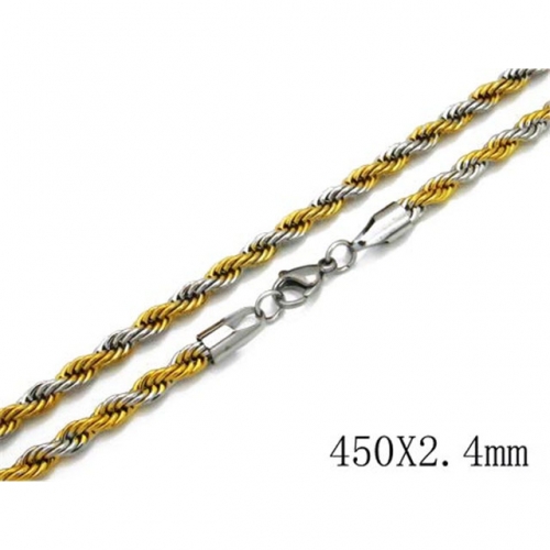 Wholesale Stainless Steel 316L Rope Chains NO.#BC40N0218L0
