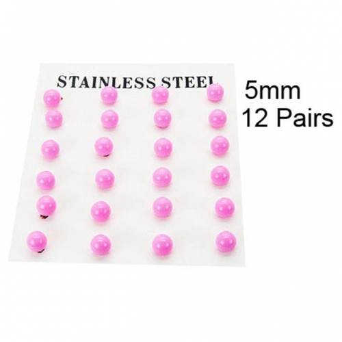 Wholesale Stainless Steel 316L Post & Ear Stud NO.#BC70E0525HJS