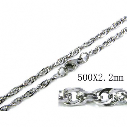 Wholesale Stainless Steel 316L Singapore Chains NO.#BC61N0002J0