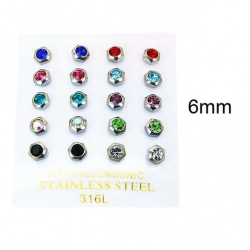 BaiChuan Wholesale Crystal or Zircon Ear Studs NO.#BC25E0658JSS