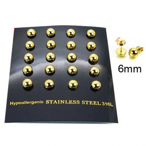 Wholesale Stainless Steel 316L Post & Ear Stud NO.#BC30E1450IIW