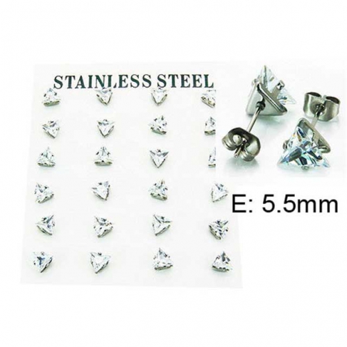 BaiChuan Wholesale Crystal or Zircon Ear Studs NO.#BC21E0030PQ