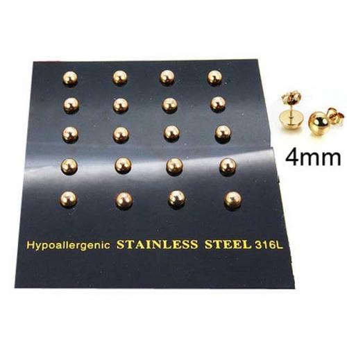 Wholesale Stainless Steel 316L Post & Ear Stud NO.#BC30E1445HOX