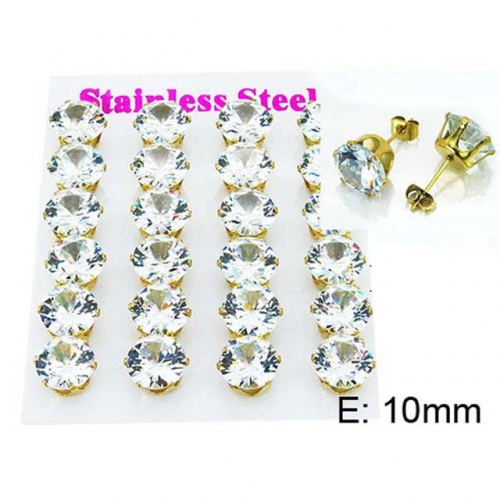 BaiChuan Wholesale Crystal or Zircon Ear Studs NO.#BC21E0075IJW