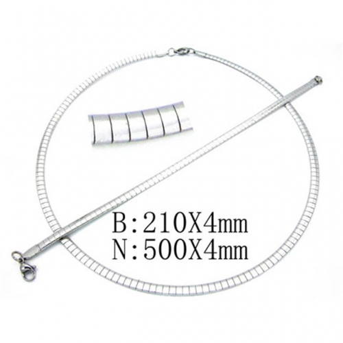Wholesale Stainless Steel 316L Fashion Jewelry Set NO.#BC61S0274NL