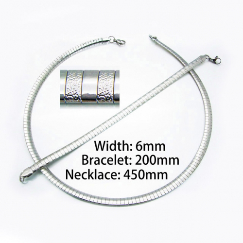 Wholesale Stainless Steel 316L Fashion Jewelry Set NO.#BC40S0168OL