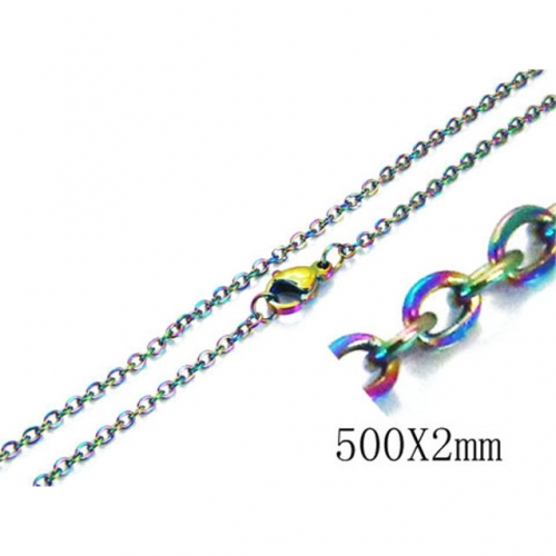 Wholesale Stainless Steel 316L Rolo & Belcher Chains NO.#BC70N0443JQ