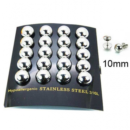 Wholesale Stainless Steel 316L Post & Ear Stud NO.#BC30E1455HJB