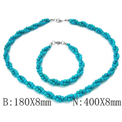 Wholesale Stainless Steel 316L Popular Jewelry Set NO.#BC70S0008H00