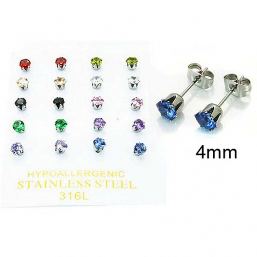 BaiChuan Wholesale Crystal or Zircon Ear Studs NO.#BC25E0667HLC