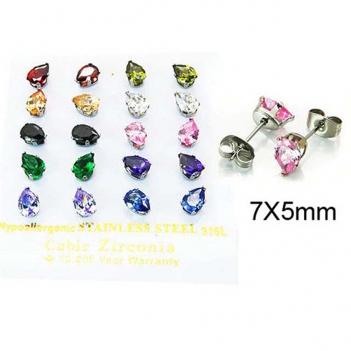 BaiChuan Wholesale Crystal or Zircon Ear Studs NO.#BC25E0634ILD