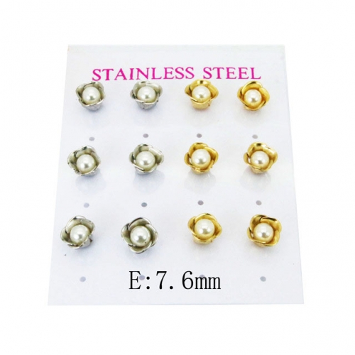 Wholesale Stainless Steel 316L Post & Ear Stud NO.#BC59E0522HHF