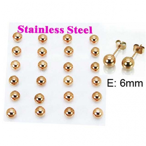 Wholesale Stainless Steel 316L Post & Ear Stud NO.#BC21E0072HIZ