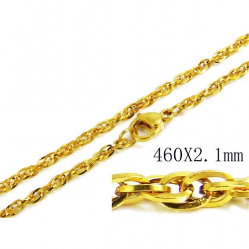 Wholesale Stainless Steel 316L Singapore Chains NO.#BC61N0005L0
