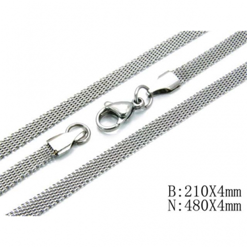 Wholesale Stainless Steel 316L Popular Jewelry Set NO.#BC70S0040KL