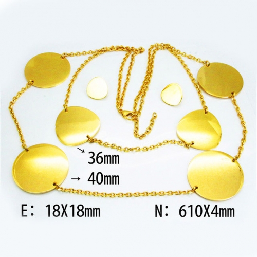 Wholesale Stainless Steel 316L Popular Jewelry Set NO.#BC98S0014ILF