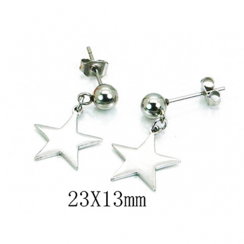 Wholesale Stainless Steel 316L Dangle Earrings NO.#BC64E0315LF