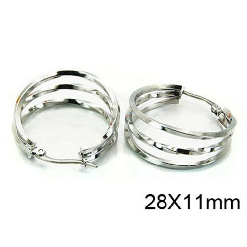 Wholesale Stainless Steel 316L Multi-Layer Earrings NO.#BC64E0047PU