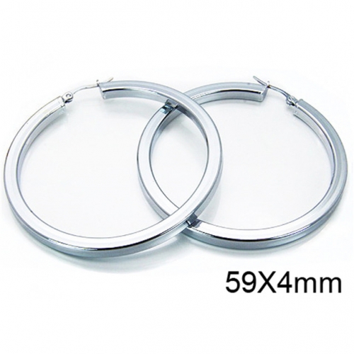 Wholesale Stainless Steel 316L Hoop Earrings NO.#BC58E0484MZ