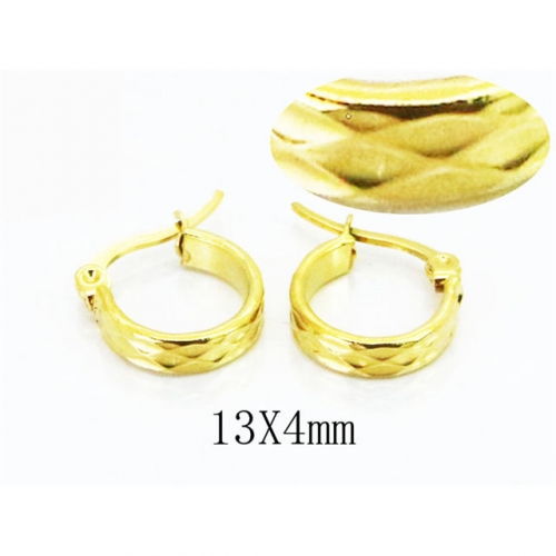 Wholesale Stainless Steel 316L Oval Hoop Earrings NO.#BC58E1295IQ