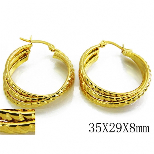 Wholesale Stainless Steel 316L Multi-Layer Earrings NO.#BC70E0243MZ