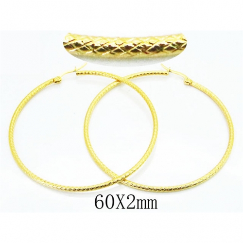 Wholesale Stainless Steel 316L Hoop Earrings NO.#BC58E1255JC