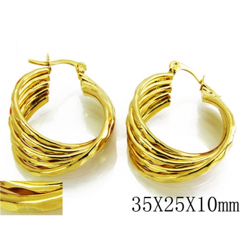 Wholesale Stainless Steel 316L Multi-Layer Earrings NO.#BC70E0245NZ