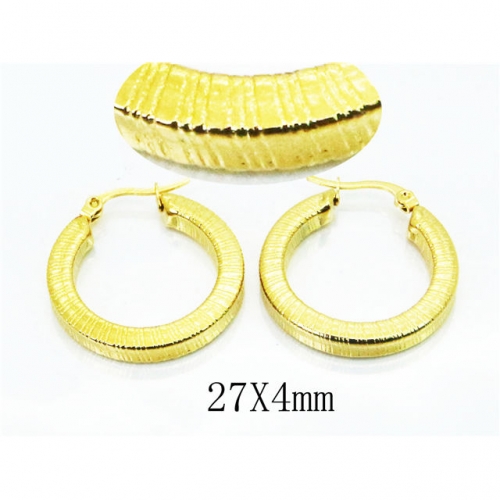 Wholesale Stainless Steel 316L Hoop Earrings NO.#BC58E1265ND