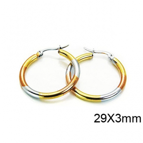 Wholesale Stainless Steel 316L Hoop Earrings NO.#BC58E0775LE