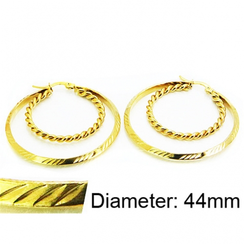 Wholesale Stainless Steel 316L Multi-Layer Earrings NO.#BC58E1105KL