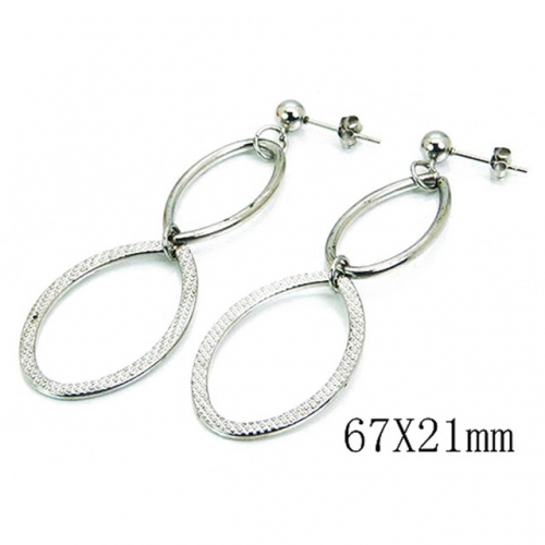 Wholesale Stainless Steel 316L Dangle Earrings NO.#BC64E0314OA