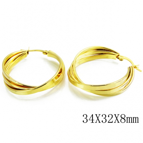 Wholesale Stainless Steel 316L Multi-Layer Earrings NO.#BC70E0255MZ