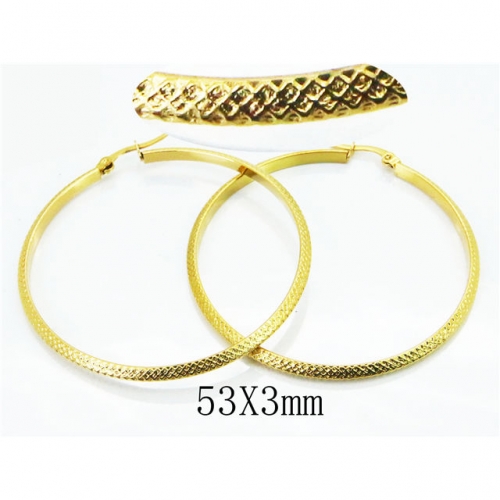 Wholesale Stainless Steel 316L Hoop Earrings NO.#BC58E1272ILS