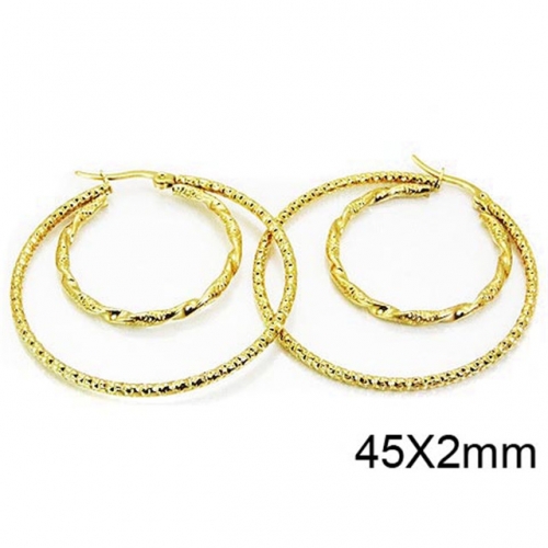 Wholesale Stainless Steel 316L Multi-Layer Earrings NO.#BC58E0950KL