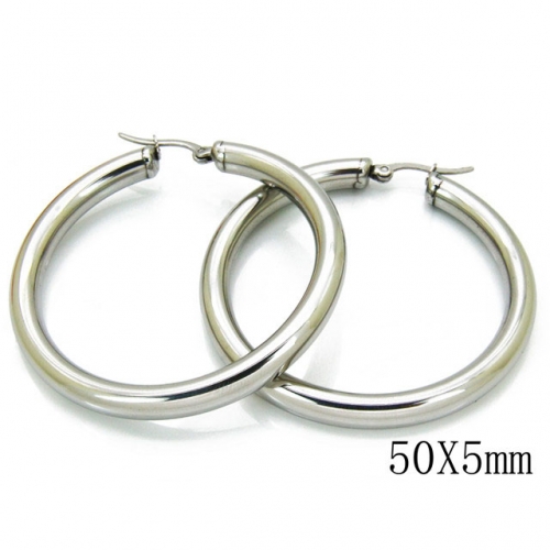 Wholesale Stainless Steel 316L Hollow Earrings NO.#BC58E0465L0
